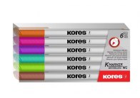 Popisovače Kores K-Marker TENKÉ - sada 6 ks Popisovače Kores K-Marker TENKÉ - sada 6 ks