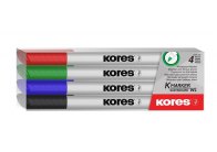 Popisovače Kores K-Marker TENKÉ - sada 4 ks Popisovače Kores K-Marker TENKÉ - sada 4 ks