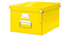Krabice Click & Store - M střední / žlutá