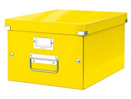 Krabice Leitz Click & Store - M střední / žlutá