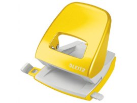 Kancelářský děrovač Leitz NeXXt 5008 / metalická žlutá - 30 listů
