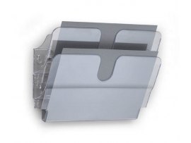 Držáky na prospekty Flexiplus - 2 / A4 / čirý / na šířku