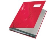 Designová podpisová kniha - červená