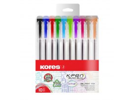 Kuličkové pero Kores K11 - Pen - sada / 10 ks