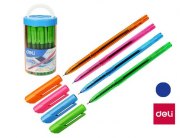 Kuličkové pero DELI Arrow - neonový mix Kuličkové pero DELI Arrow - neonový mix