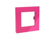 Mega Magnet - Square XL pro foto / 75 x 75 mm / růžový Mega Magnet - Square XL pro foto / 75 x 75 mm / růžový