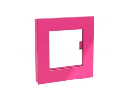 Mega Magnet - Square XL pro foto / 75 x 75 mm / růžový