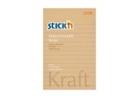 Samolepicí bločky Stick´n by Hopax - 101 mm x 150 mm / linka / 100 lístků / kraft Samolepicí bločky Stick´n by Hopax - 101 mm x 150 mm / linka / 100 lístků / kraft