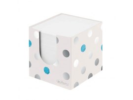 Zásobník na záznamní kostky Herlitz - Frozen Glam / stříbrná Zásobník na záznamní kostky Herlitz - Frozen Glam / stříbrná