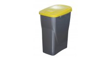 Odpadkový koš na tříděný odpad - žlutý / 40 l