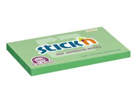 Samolepicí bločky Stick´n by Hopax 360° - 76 x 127 mm / 100 lístků / zelená Samolepicí bločky Stick´n by Hopax 360° - 76 x 127 mm / 100 lístků / zelená