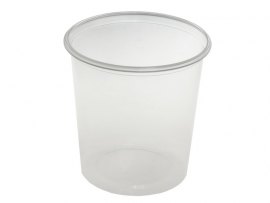 Plastový kelímek - 500 ml / 1000 ks / transparentní