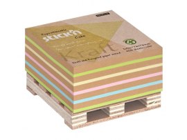 Samolepicí bločky Stick´n by Hopax - 76 x 76 mm / 400 lístků / kraft mix Samolepicí bločky Stick´n by Hopax - 76 x 76 mm / 400 lístků / kraft mix