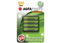 Nabíjecí baterie AgfaPhoto - NiMH AAA 900mAh / 4 ks Nabíjecí baterie AgfaPhoto - NiMH AAA 900mAh / 4 ks