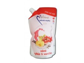 Tekuté mýdlo Miléne rybíz a vanilka - náplň / 500 ml Tekuté mýdlo Miléne rybíz a vanilka - náplň / 500 ml