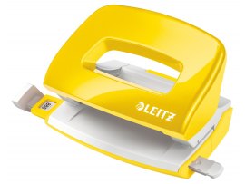 Leitz NeXXt 5060 mini kancelářský děrovač / metalická žlutá Leitz NeXXt 5060 mini kancelářský děrovač / metalická žlutá