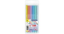 Popisovače Centropen 7550/6 6 ks Pastel