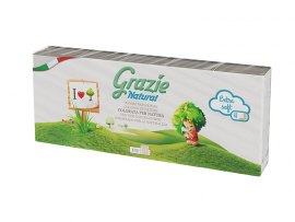 Grazie papírové kapesníky ECO NATURAL 4-vrstvé 10x10ks