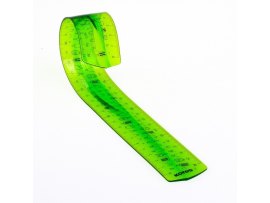 Pravítko 15 cm Kores ELASTIC ohebné / mix 4 barev Pravítko 15 cm Kores ELASTIC ohebné / mix 4 barev