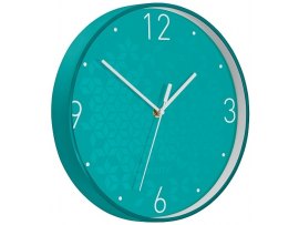 Leitz WOW nástěnné hodiny tiché tyrkysová