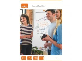 Blok pro flipchartové tabule 50 listů / čistý Blok pro flipchartové tabule 50 listů / čistý