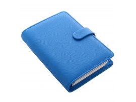 Filofax Saffiano Fluoro A6 osobní týdenní modrá Filofax Saffiano Fluoro A6 osobní týdenní modrá