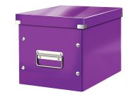 Krabice Click & Store - M střední / purpurová