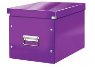 Krabice Click & Store - L velká / purpurová