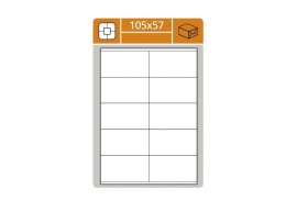 Print etikety A4 PLUS pro laserový a inkoustový tisk - 105x57 PLUS/100l Print etikety A4 PLUS pro laserový a inkoustový tisk - 105x57 PLUS/100l