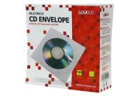 Obálky na CD / DVD - 100 ks / bílá / s okénkem Obálky na CD / DVD - 100 ks / bílá / s okénkem