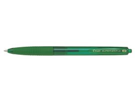 Kuličkové pero Pilot Super Grip-G transparentní - zelená Kuličkové pero Pilot Super Grip-G transparentní - zelená