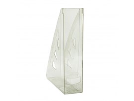 Stojan na spisy Office products - transparentní kouřová Stojan na spisy Office products - transparentní kouřová