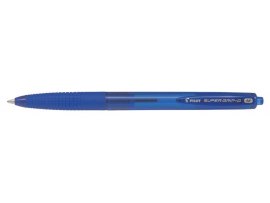 Kuličkové pero Pilot Super Grip-G transparentní - modrá