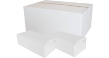 Papírové ručníky skládané Z-Z PrimaSOFT bílé / 2-vrstvé / 150 ks