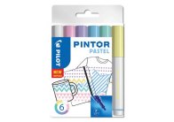 Pilot Pintor 4074 F popisovače Pastel akryl sada 6ks Pilot Pintor 4074 F popisovače Pastel akryl sada 6ks