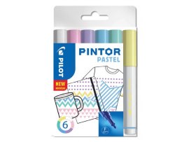 Popisovač Pilot Pintor F Pastel / sada 6 ks Popisovač Pilot Pintor F Pastel / sada 6 ks