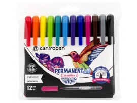Popisovače Centropen Permanent Creative 2896/12 - sada 12 ks