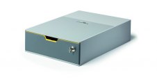 Zásuvkový box VARICOLOR® SAFE - 1 zásuvka + zámek / šedá