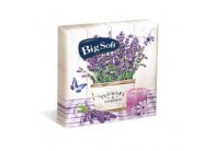 Big Soft Levender papírové ubrousky 2-vrstvé 33 x 33 cm 20ks Big Soft Levender papírové ubrousky 2-vrstvé 33 x 33 cm 20ks