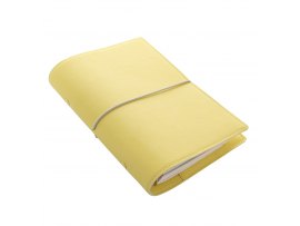 Diář Filofax Domino Soft - kapesní týdenní pastelová žlutá Diář Filofax Domino Soft - kapesní týdenní pastelová žlutá