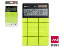 Kalkulačka DELI E1589 - displej 12 míst zelená Kalkulačka DELI E1589 - displej 12 míst zelená
