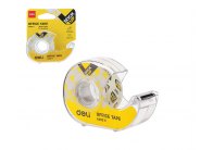 Lepicí páska s odvíječem DELI - 18 mm x 7,6 m Lepicí páska s odvíječem DELI - 18 mm x 7,6 m