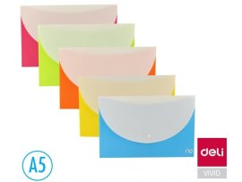 Spisové desky DELI Double s drukem - A5 / barevný mix Spisové desky DELI Double s drukem - A5 / barevný mix
