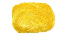 Dekorační sisal - 30 g / žlutý