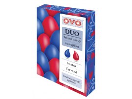 Tekuté barvy na vajíčka OVO DUO - modrá/červená Tekuté barvy na vajíčka OVO DUO - modrá/červená