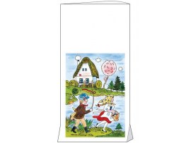 Velikonoční sáčky Alena Ladová - 20x39x6 cm / průhledný
