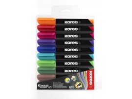 Popisovač Kores K-Marker Permanent - sada 10 ks / kulatý hrot Popisovač Kores K-Marker Permanent - sada 10 ks / kulatý hrot