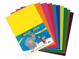 Barevný karton - A3 / 180 g / 60 listů / barevný mix Barevný karton - A3 / 180 g / 60 listů / barevný mix