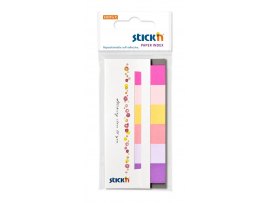 Samolepicí záložky Stick´n by Hopax - 15 x 45 mm / 6 x 30 lístků / spring odstíny