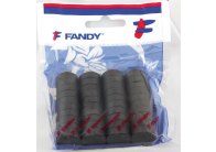 Magnety černé Fandy - průměr 15 mm / 40 ks